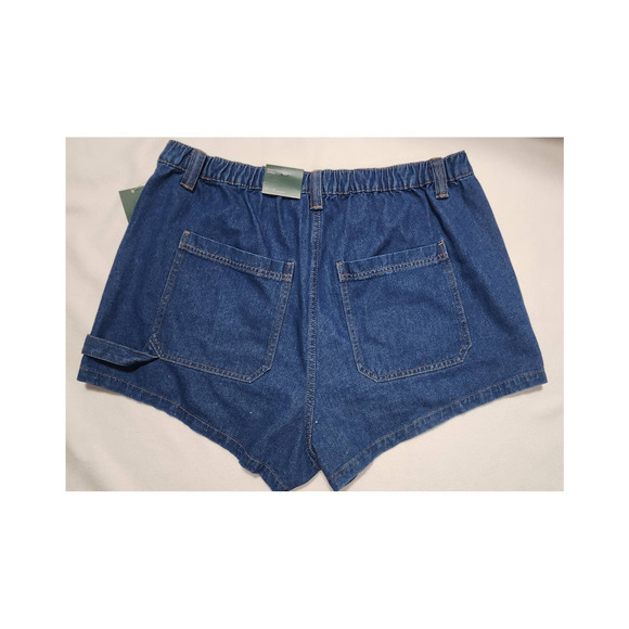 woman's jean shorts super high rise size 17 waist 38 wild fable - Picture 3 of 9
